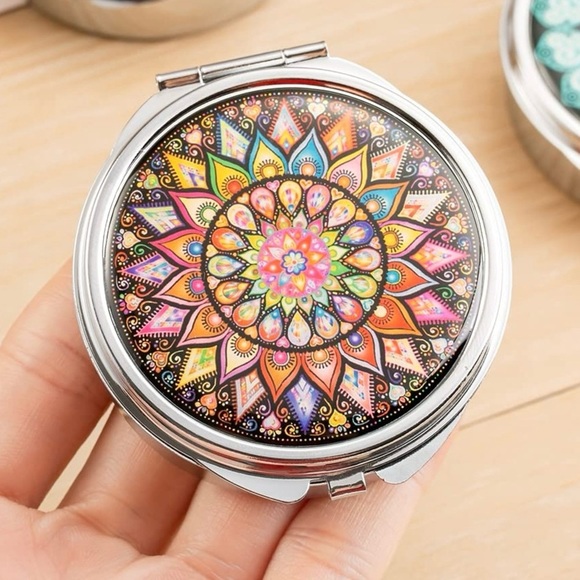 Colorful Mandala Pill Box - Picture 3 of 9